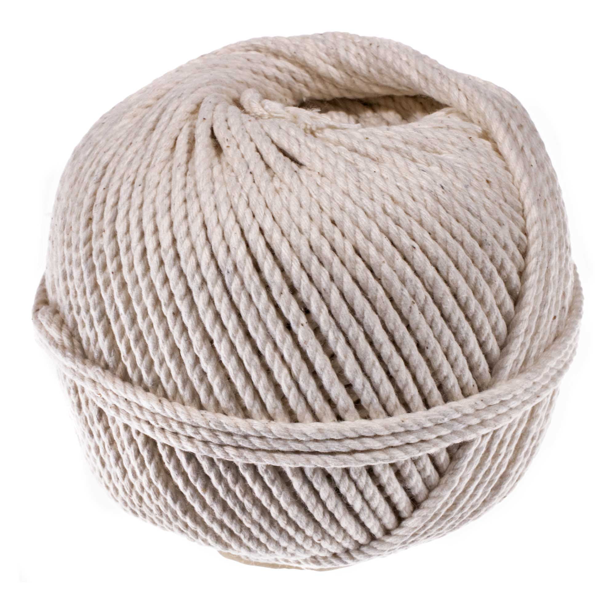 Rope 100% Cotton Braided White Natural Garden Craft All Width Roll 30 MTR metre 