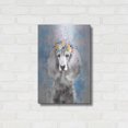 thumbnail image 3 of Luxe Metal Art 'Flower Crown Poodle 3' by Furbaby Affiliates, Metal Wall Art, 16"x24", 3 of 9