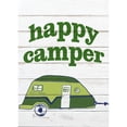 thumbnail image 3 of Kimberly, Allen 11x14 Black Modern Framed Museum Art Print Titled - Green Happy Camper 1, 3 of 5