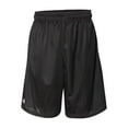 thumbnail image 2 of Russell Athletic B60934504 9 in. Dri-Power Tricot Mesh Shorts with Pockets, Black - Medium, 2 of 3