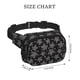 thumbnail image 4 of Fotbe Turtle Cangurera Cuadrada con Estampado de Doble Capa, Bolsa de Cintura Ajustable Mini para Hombres y Mujeres, 4 of 9