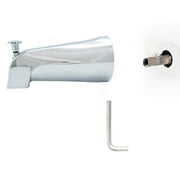 Gerich Bath Tub Shower Spout Diverter Universal Fits 1/2 Threads Connection Chrome