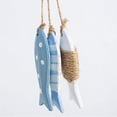 thumbnail image 7 of 2 Pack Small Fish String Wooden Fish Sea Wall Pendant For Kids Bedroom Nursery Decoration Mascot Love Child Wall Handing Home Decor, 7 of 7