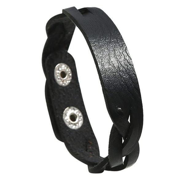 EGNMCR Bracelets for Women Ladies Knit Leather Bracelet Versatile Accessories With Colorful Bracelet Silicone bracelet