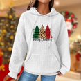 thumbnail image 2 of WEAIXIMIUNG Sweatshirts pour Femmes Sans Capuche avec Graphiques Imprimé Arbre de Noël Décontracté, 2 of 4