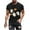 Black, variant on Mens Shirts Halloween Ghost Pumpkin T-shirt Short Sleeved Printed Round Neck Blouses Army Green M T-shirts for Men