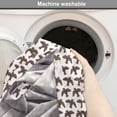 thumbnail image 6 of Birds Dog Crate Cover, Flying Animal Drawn by Hand Bold Folk Inspired Art, Easy to Use Pet Kennel Cover Small Dogs Puppies Kittens, 7 Sizes, Dark Taupe Pale Salmon, by Ambesonne, 6 of 6