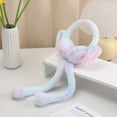 thumbnail image 4 of Bunny Ear Hand Warmer Plush, Soft Microwavable Heating Pad Stuffed Toy, Cozy Warmie for Cramps Stress Relief, Bedtime Sleep Aid Companion for Travel, Cute Easter Spring Gift Idea, 4 of 4