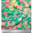 thumbnail image 1 of Soimoi Rayon Fabric Flower & Leaves Watercolor Print Fabric by the Yard 42 Inch Wide, 1 of 3