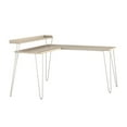 thumbnail image 1 of Ameriwood Home Haven L Desk with Riser, Black Oak, 1 of 9