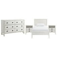thumbnail image 2 of Alaterre Furniture Windsor 4-Piece Panel Twin Bed, 2 Nightstands and 6-Drawer Dresser, Driftwood White, 2 of 3