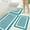 Green, variant on 3-Piece Extra Large Bathroom Rug Set - Plush Microfiber Absorbent Shower Rugs with U-Shaped Toilet Mat, Non-Slip Washable Bath Mats for Home Bathroom Use