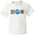 thumbnail image 3 of Inktastic Surfing Eat Sleep Surf Youth T-Shirt, 3 of 5