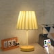 thumbnail image 1 of Lámpara de escritorio LED de madera maciza, lámpara de lectura de estudio de tela estable, adecuada para decoración del hogar, luz de noche cálida lisa de lino, iluminación interior, lámpara de lectur, 1 of 6