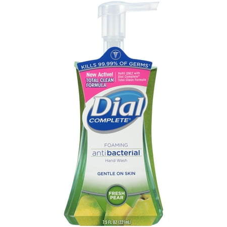 Dial Complete Antibacterial Foaming Hand Wash, Fresh Pear, 7.5 Ounce