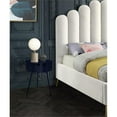 thumbnail image 2 of Pemberly Row Contemporary Transitional Navy Metal Nightstand, 2 of 6