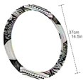 thumbnail image 4 of Easter 14.5 Inch Printing PVC Leather Car Wheel Cover Steering Wheel Cover Car Wheel Covers Auto Accessories, 4 of 6