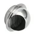thumbnail image 4 of Hotte d'Aération Extérieure Hémisphérique en Acier Inoxydable de 6 Pouces avec Écran Maillé Intégré et Pare-Froid Résistant aux Intempéries - Ajustement Universel pour Évents de Sécheuse, Ventilateurs de Salle de Bain/cuisine, Unités de Climatisation, Ventilation pour la Maison et l'Industrie, 4 of 6