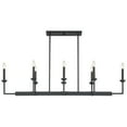 thumbnail image 6 of Possini Euro Design Black Linear Pendant Chandelier 50" Wide Industrial 8-Light Fixture for Kitchen Island Dining Room House Foyer, 6 of 9