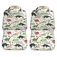 thumbnail image 5 of Fotbe Dinosaur Pattern Automotive Seat Covers for Cars Trucks and SUVs – Car Seat Covers for Front Seats,Protective Seat Covers,Vehicle Seat Covers, Set of 2, 5 of 9
