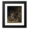 thumbnail image 2 of Willem Kalf 12x14 Black Modern Framed Museum Art Print Titled - Peasant Interior with Woman at a Well (C.1642-43), 2 of 5