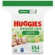 thumbnail image 1 of Toallitas húmedas para bebé HUGGIES Natural Care Sensitive sin fragancia 184 unidades, 1 of 4