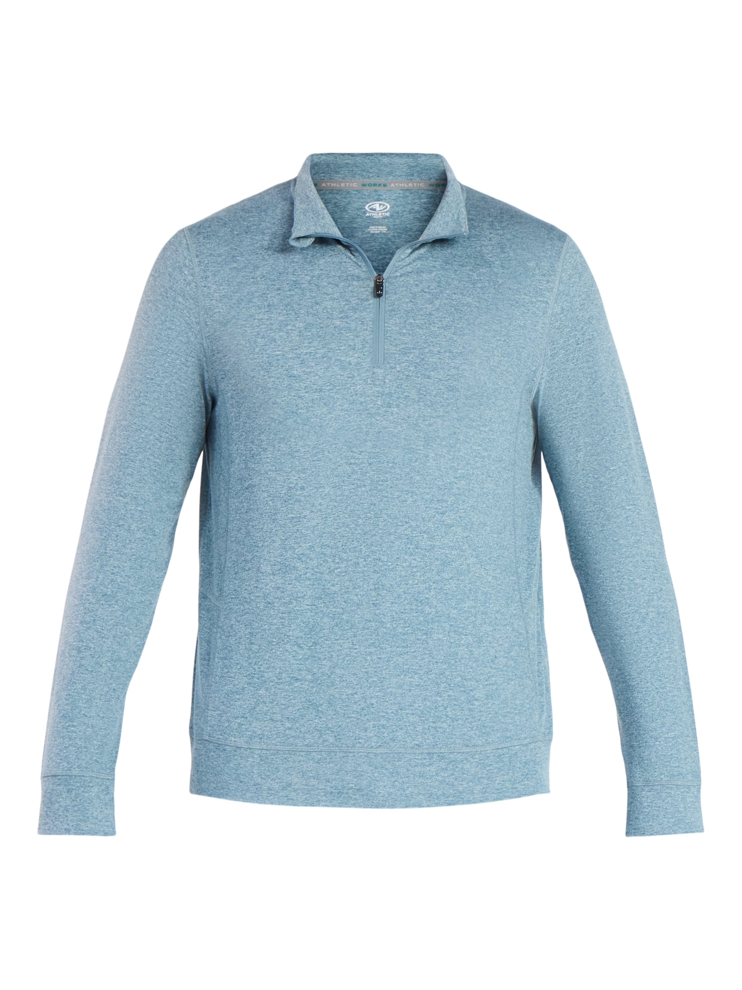 Athletic Works Men's and Big Men's ButterCore Soft Quarter-Zip Pullover Shirt, Sizes S-3XL