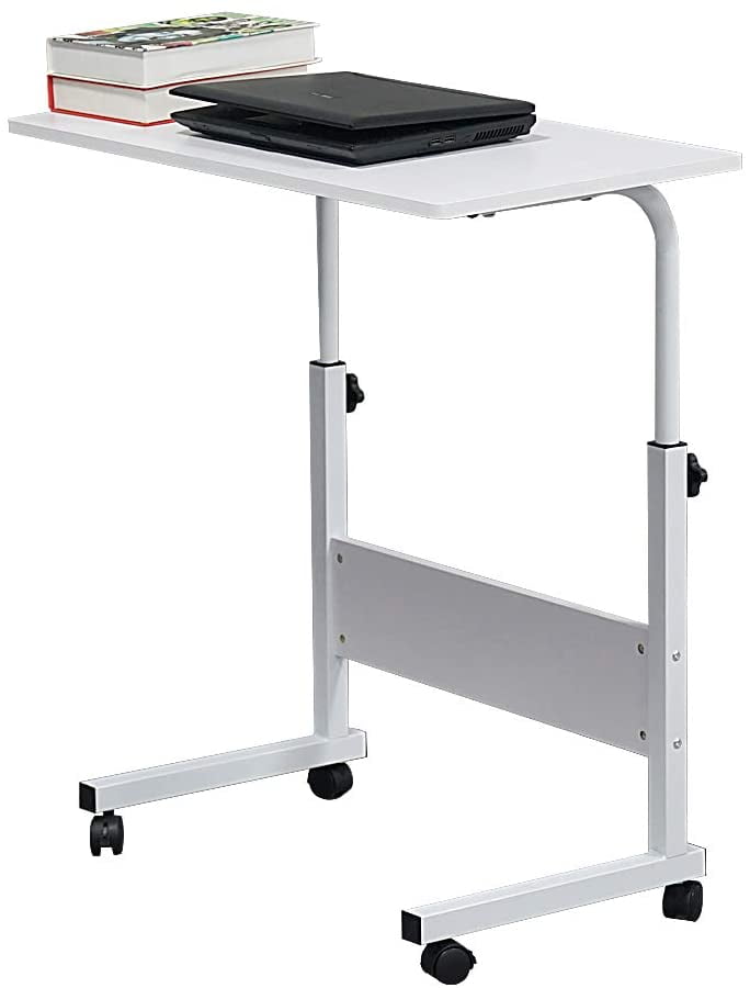 Adjustable TV Tray Table Portable Couch C Table Dinner Tray with