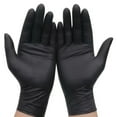 thumbnail image 5 of 100/50/20Pcs Disposable Tattoo Gloves Black Latex Permanent Waterproof Permanent Nitrile Tattoo Gloves for Household Cleaning (20pcs L), 5 of 7
