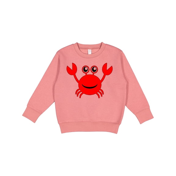 Inktastic Cute Red Crab Toddler Sweatshirt