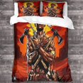 thumbnail image 1 of UFC Fighter Bedding Set with MMA Duvet Cover and Pillowcase in Soft Microfiber with Zipper for Children, Teen, 1 of 5