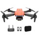 thumbnail image 1 of Sywqhk WLR/C 4K Cámara dual HD FPV 2.4GHz 4CH RC Quadcopter con 2 baterías (naranja), 1 of 9