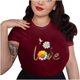 thumbnail image 1 of Blusa informal de manga corta con cuello redondo y estampado de verano a la moda para mujer Pompotops  hkajfhjk468944, 1 of 5