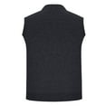 thumbnail image 4 of Knitted Vests for Men M-4XL Big & Tall Sleeveless Tank Tops Plus Size Pullover Stretchy Slim Crewneck Solid Color Soft Outerwear Vest, 4 of 5