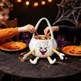 thumbnail image 5 of Halloween Pumpkin Candy Buckets Baskets with Legs, Halloween Goodie Candy Treat Snack Cookie Gift Wrap, Party Favors Supplies Decorations - White, 5 of 6