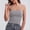 Gray(New), variant on Camisoles for Women Stylish Solid-Color Seamless Tencel Tank Top Casual Slim Comfortable Wire-Free Sleeveless Top with Padded Cups