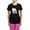 With Pink Pant, variant on CafePress - Princess Of Hearts Pajamas - Women's Short Sleeve Print T-Shirt and Pants Dark Cotton Pajama Set