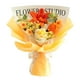 thumbnail image 1 of Ramo de flores de ganchillo, ramo de flores artificiales, flores de punto para graduación flor rosa amarilla, 1 of 9