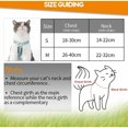 thumbnail image 2 of Cat Harness Leash Adjustable Harness and 145CM Rope Leash for Cat Safety Walking(S Light Blue), 2 of 5