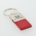 thumbnail image 2 of Honda Civic Keychain & Keyring - Duo Premium Red Leather, 2 of 7