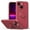 Hawthornred, variant on For iPhone 14 Case, Slim Silicone | 360° Ring Holder Kickstand | Support Car Mount | Soft Gel Rubber Hybrid Bumper For iPhone 14 Phone Cover for Girls Women,Purple