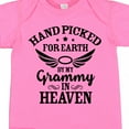 thumbnail image 4 of Inktastic Handpicked for Earth by My Grammy in Heaven with Angel Wings Boys or Girls Baby Bodysuit, 4 of 5