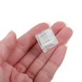 thumbnail image 3 of RENACLIPY 20pcs Plastic Bulldog Clip Transparent Simple Design Office Workers Memo Holding, 3 of 8