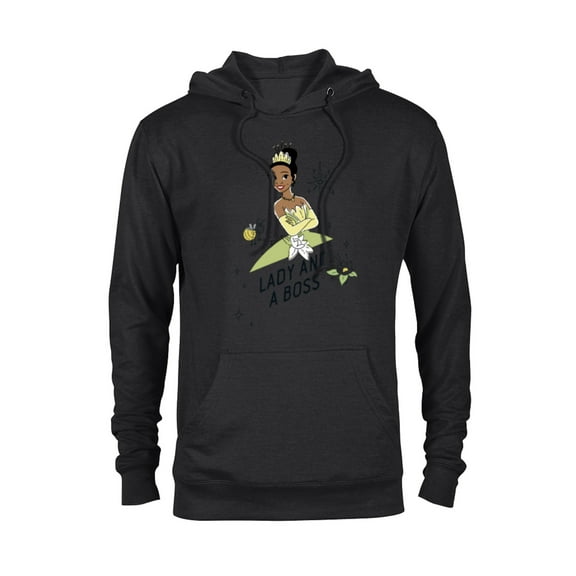 Disney Princess Tiana Lady Boss - Pullover Hoodie for Adults - Customized-Black