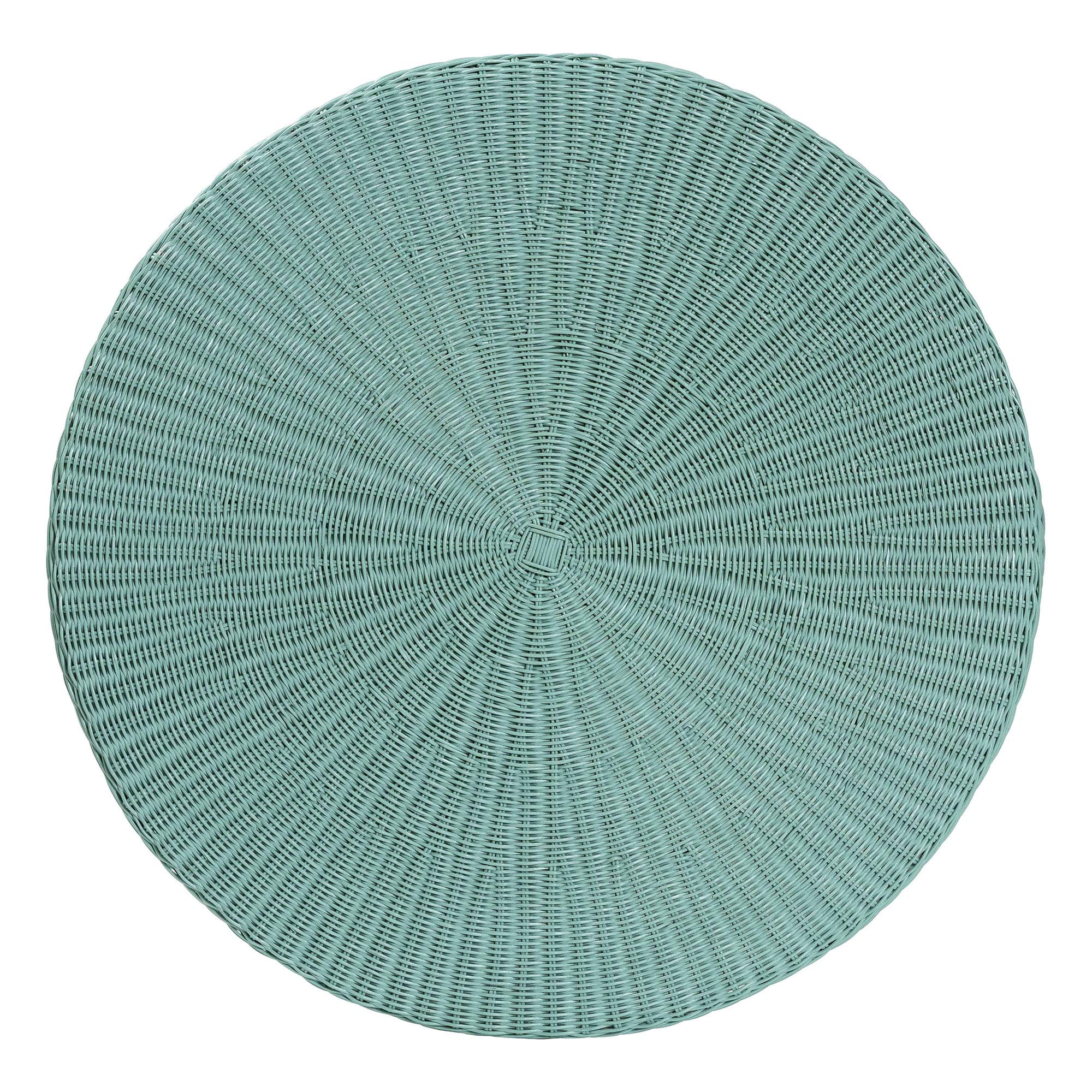 bali & pari Palm Boho Coffee Table, Seafoam Green