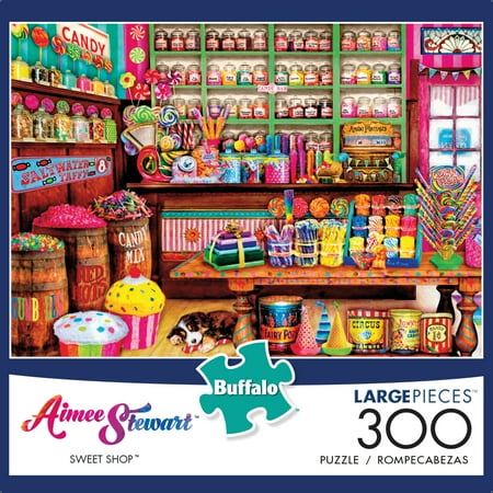 Buffalo Games - Aimee Stewart - Sweet Shop - 300 Large Piece Jigsaw Puzzle
