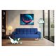 thumbnail image 1 of Sofá Cama Makora Modelo Gabbana de Lino Azul, 1 of 8