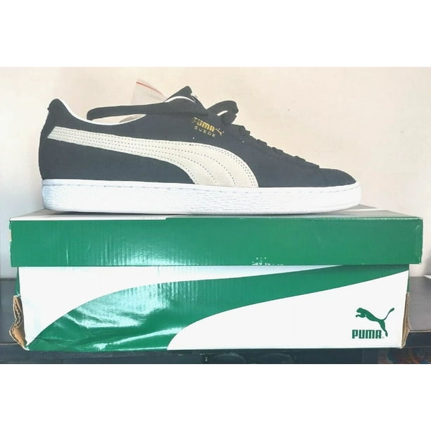 PU & MA Men's Suede Classic XXI New In Box- 374915-01 - Black/White - sz 11.5