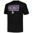 thumbnail image 2 of Men's Fanatics Black Minnesota Vikings Big & Tall Pop T-Shirt, 2 of 3