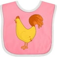 thumbnail image 3 of Inktastic Cute Yellow Chicken Boys or Girls Baby Bib, 3 of 4